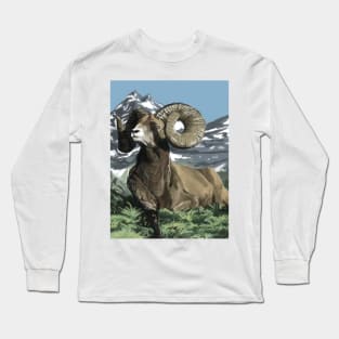 mountain goat Long Sleeve T-Shirt